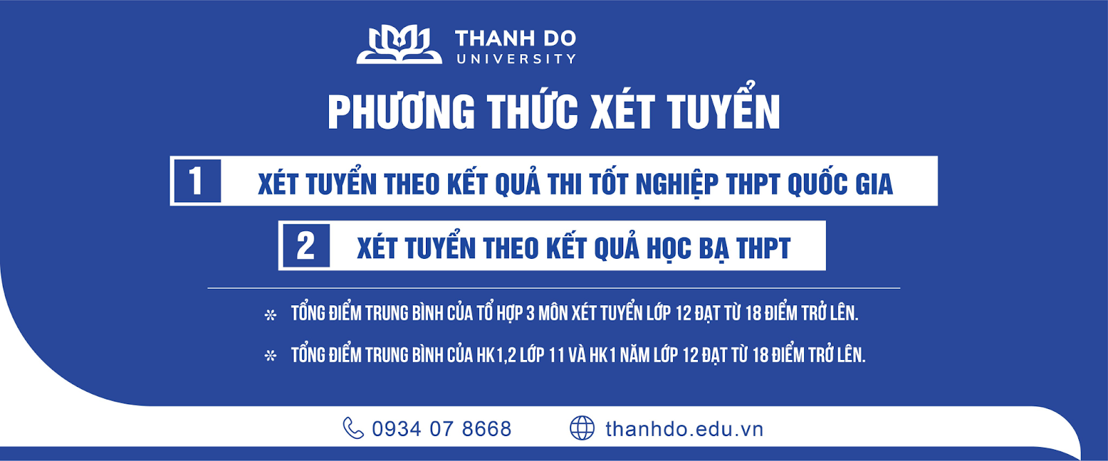 Phương thức xét tuyển của trang bóng đá uy tín
